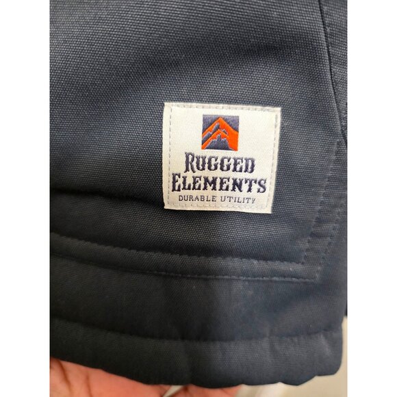 Rugged Elements Men's Canvas Full Swing Steel Jacket With Hood & Zipper Closure - Picture 6 of 10